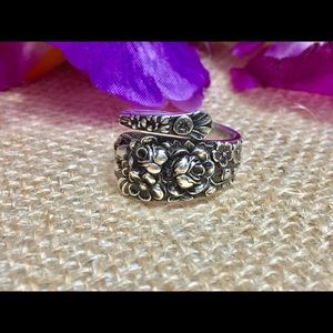 Vintage Sterling Silver Ring Handmade Vintage